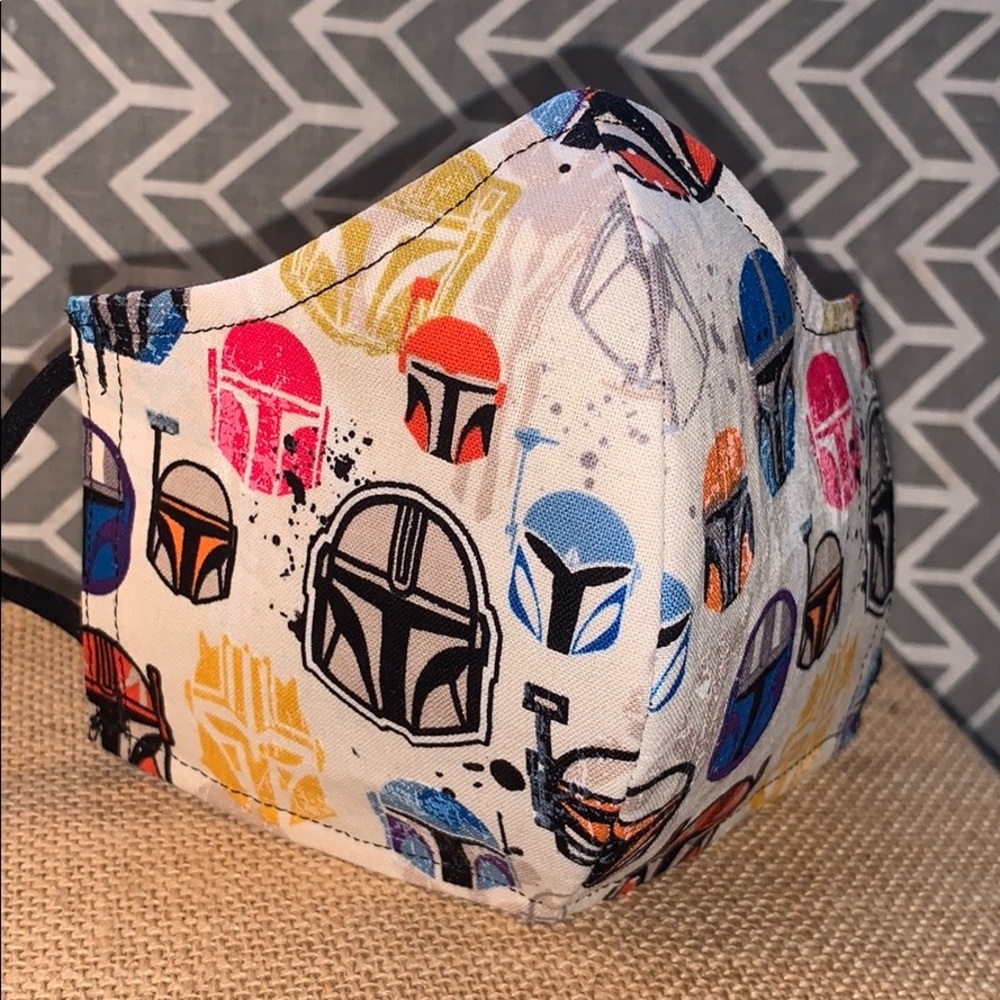 “The Mandalorian” Colorful Print Mask